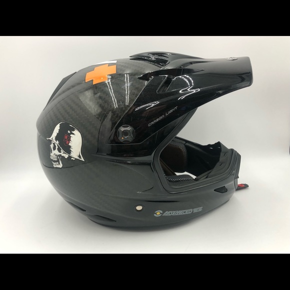 BRP Black Carbon Fibre Helmet MX7-XPR Adult Large - Picture 8 of 12
